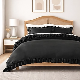 Çift Kişilik Timeless Farbalalı / Fırfırlı Nevresim Takımı