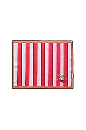 Kiraz Desenli Biyeli Amerikan Servis