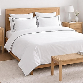 King Size Basic Nevresim Takımı Kar Beyaz