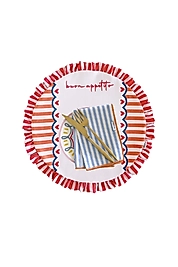 Fırfırlı Yuvarlak Amerikan Servis