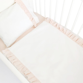 Fırfırlı %100 Pamuklu Nevresim Takımı