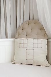 Ev Şeklinde Bebek Çocuk Odası Dekoratif Yumuşak Dokulu Iskandinav, Bohem Yastık