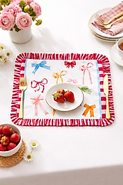 Fırfırlı Çizgili Amerikan Servis