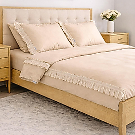 Çift Kişilik Simple Life Fistolu Nevresim Takımı