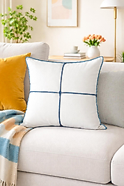 Düz Marin Renkli Kırlent